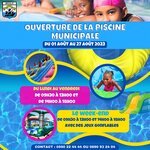 Ouverture de la piscine municipale