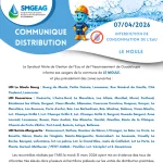 Communiqué SMGEAG - INTERDICTION DE CONSOMMATION DE L'EAU 07 04 2026