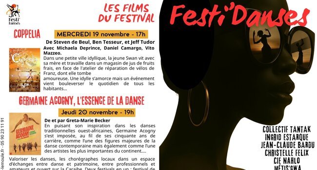 Festi'Danses – Du 12 au 23 novembre au Moule