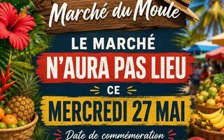Pas de marché ce mercredi 27 mai 2026