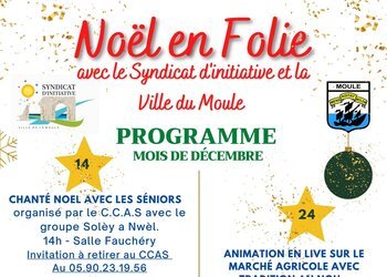 Programme des animations de Noël de décembre 2022