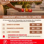 Toussaint : les horaires du cimetière aménagés