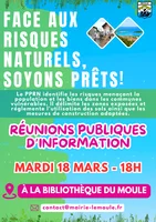 Réunion publique d'informations - Plan de Prévention des Risques Naturels