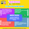 Semaine du 22 au 26 juin 2026