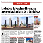 Le giratoire de Morel célèbre l'héritage amérindien du Moule