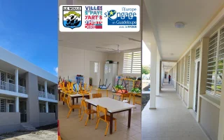 Travaux de confortement parasismique de l'école Laure Laurent Soliveau : un projet soutenu par l'Europe