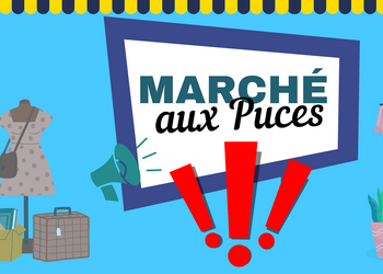 Pas de marché aux puces en août et en septembre