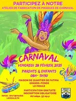 Atelier création de masques de carnaval