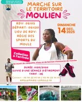 Marche sur le territoire moulien