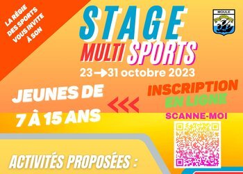 Stage Multisports pour jeunes de 7 à 15 ans