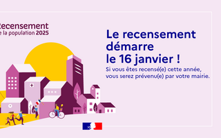 Recensement de la population pour l'année 2025