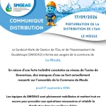 Communiqué SMGEAG - Perturbation de la distribution de l'eau