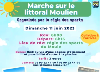 Marche sur le littoral Moulien