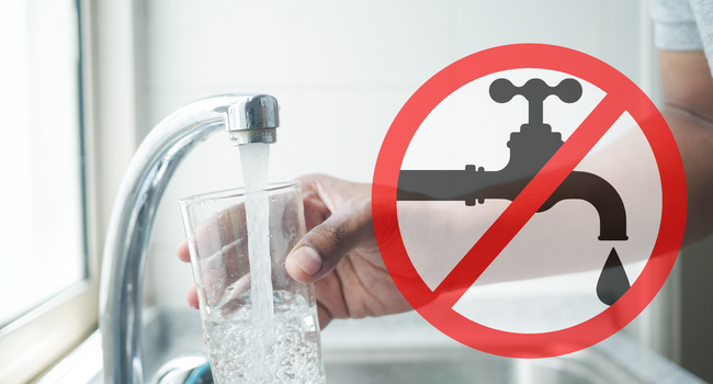 Interdiction de consommation de l'eau dans le quartier de Montal