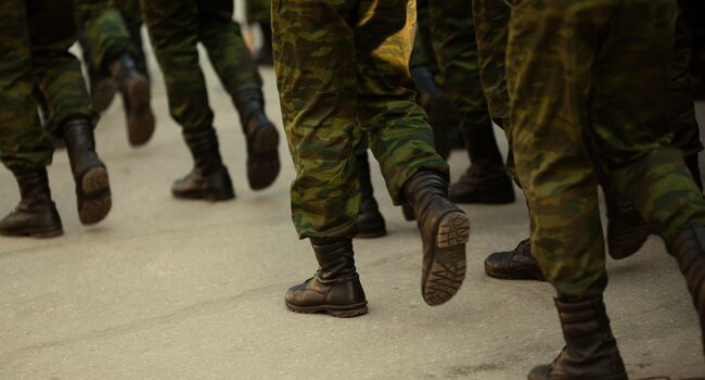 Exercice militaire sur le territoire communal
