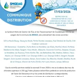 Restriction de consommation de l'eau commune du Moule : UDI-LE MOULE-BOURG ET...
