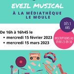 Eveil Musical à la Médiathèque Le Moule 