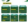 Calendrier de collecte - 1er semestre 2025