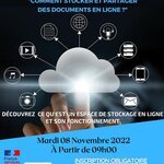 La Maison France Services du Moule vous propose un atelier "Comment stocker et partager des documents en ligne ?"