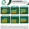 Planning de collecte des encombrants - de juillet à décembre 2025