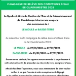 Campagne de relève des compteurs