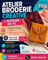Atelier broderie créative : prêts pour l'aventure du fil ?