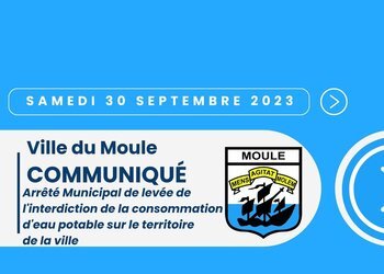 ARRETE MUNICIPAL PORTANT LEVÉE DE L'INTERDICTION DE LA CONSOMMATION D'EAU POTABLE