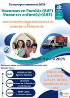 Campagne Vacances 2025 avec la CAF !