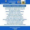 Communiqué - Restauration scolaire