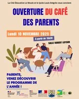Ouverture du café des parents