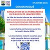 Annulation de la permanence du CAUE du 12 janvier 2026