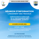 Réunion d'informations - Travaux d'aménagement et de réfection de la voie d'accès au site de Bois Baron