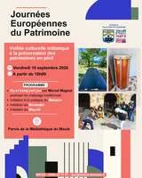 Journées Européennes du Patrimoine : Veillée culturelle initiatique 