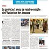 Le préfet est venu se rendre de compte de l'évolution des travaux