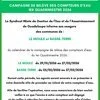 Campagne de relève des compteurs