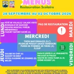 Semaine du 28 septembre au 02 octobre 2026