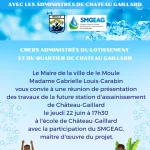 Réunion d'informations avec les administrés de Château-Gaillard