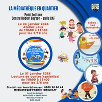 Agenda de la Médiathèque Le Moule - Janvier 2024
