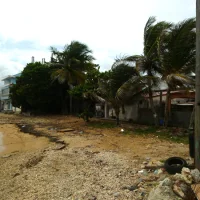 La plage avant la renovation