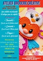 Atelier broderie créative : L'aventure des textiles !