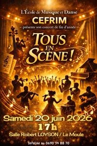 Affiche CONCERT TOUS EN SCÈNE