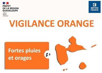 La Guadeloupe est placée en vigilance orange