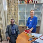 Visite de l'Évêque de Guadeloupe à l'Hôtel de ville