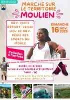 Marche sur le territoire moulien