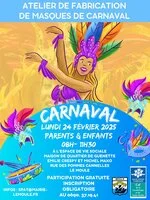 Atelier fabrication de masques de carnaval