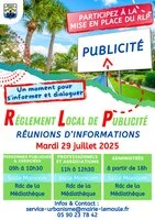 Réunion d'informations - Règlement Local de Publicité