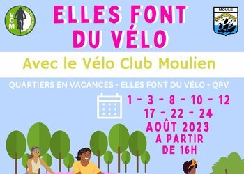 Randonnées en vélo avec le Vélo Club Moulien 