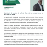 Communiqué SINNOVAL 01 06 2026