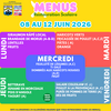 Semaine du 8 au 12 juin 2026