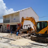 Travaux a Petit Anse
